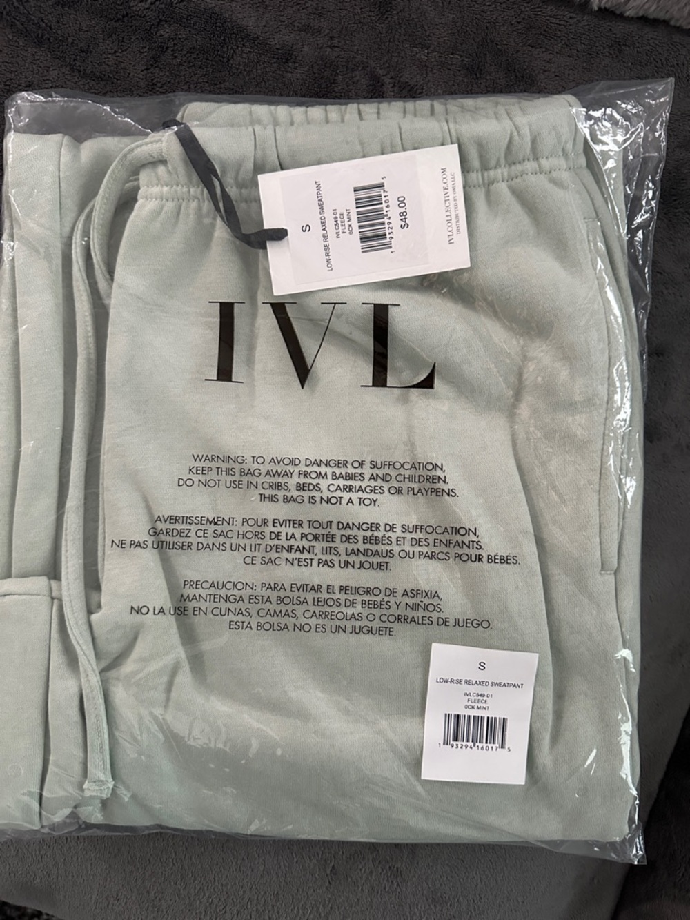 IVL Drawstring Sweatpants in Light Sage